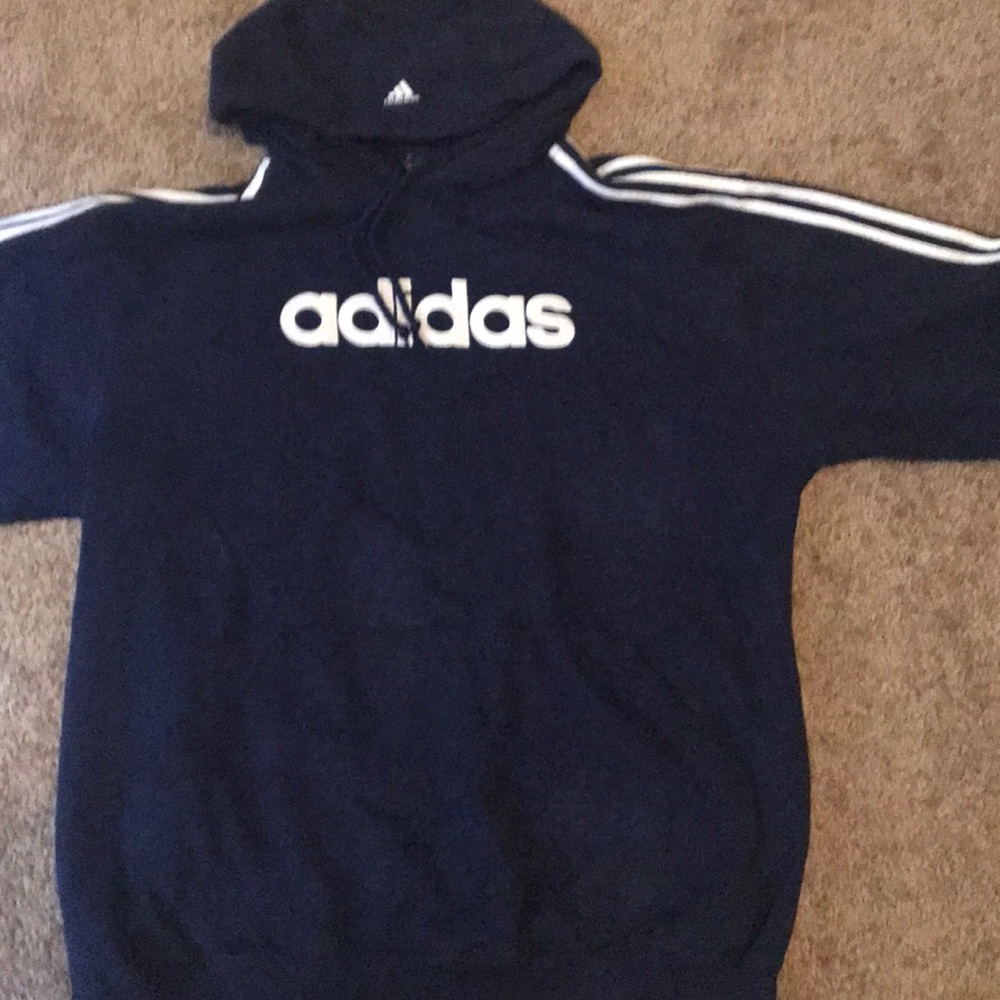 Blue Adidas hoodie